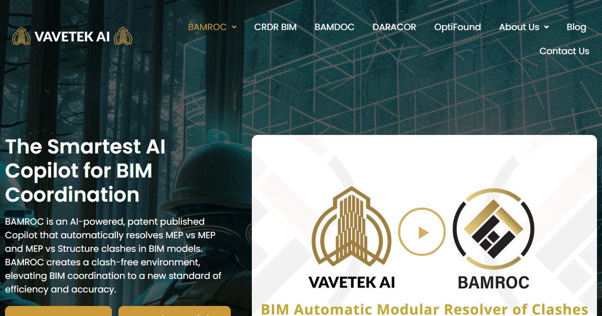 BAMROC by Vavetek pricing & features - BIM Tools Hub
