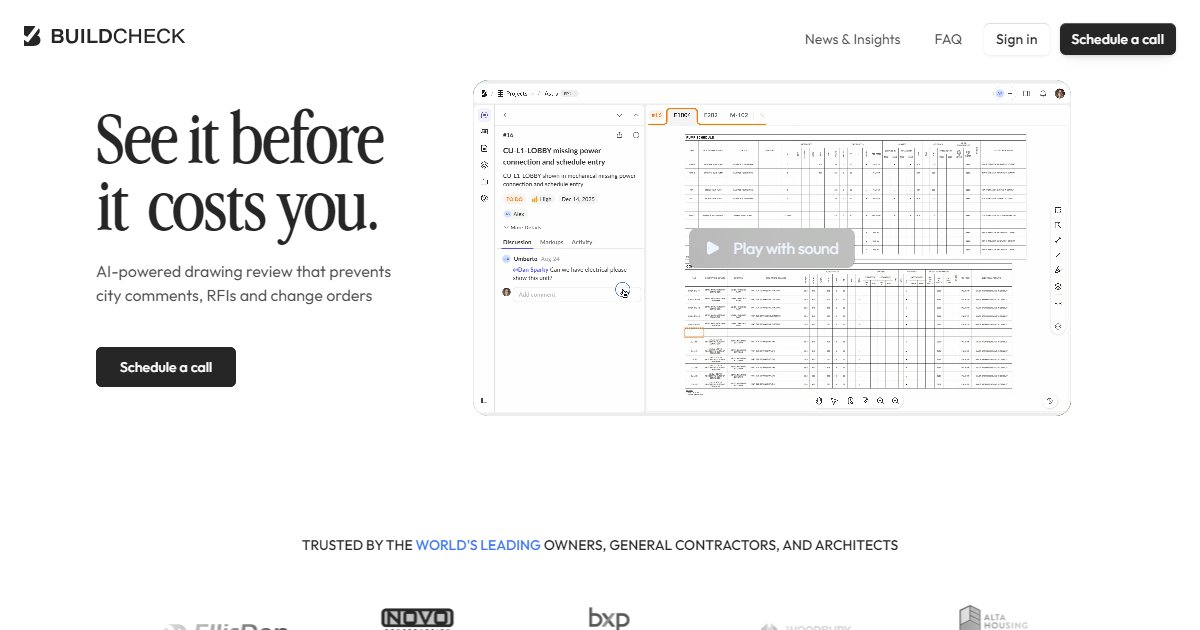 BuildCheck - featured BIM software image