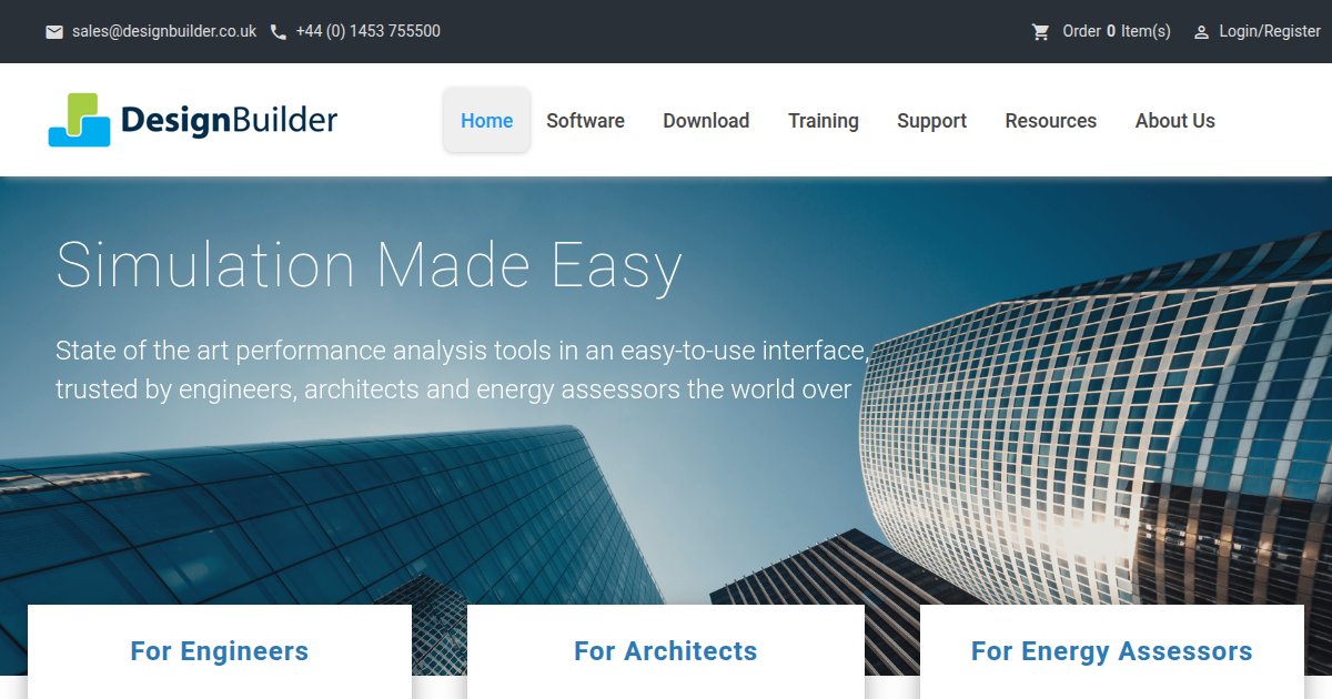DesignBuilder tutorials, specs & pricing - BIM Tools Hub